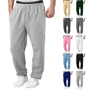 Pantalon cargo pour homme, style jogger, multipoches, molletonné, coupe ample, streetwear, coton, logo personnalisé, style baggy, coupe ample - Product Image 2