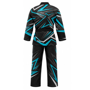 Uniforme de Taekwondo Profesional Negro y Amarillo, Material de Algodón Premium, Diseño Elástico, Ligero, Personalizable, Uniformes de Artes Marciales - Product Image 6