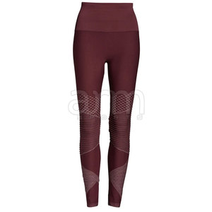 Leggings de yoga con diseño de logotipo personalizado, cintura elástica, venta directa de fábrica, ropa de gimnasio, servicio OEM. - Product Image 5