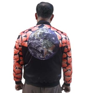 Chaquetas Varsity de Satén de Poliéster con Estampado Foil Lavado, Tallas Grandes, Diseño Personalizado, Colección Love Story 2027 - Product Image 1