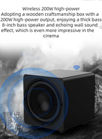 Karaoké sans fil de haute qualité Blue-tooth surround karaoké barre de son haut-parleur 5.1 système de cinéma maison