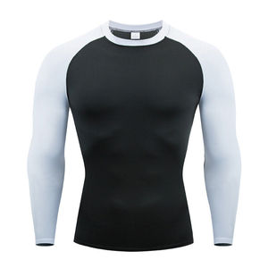 <b>Mens</b> Fitness <b>Compression</b> <b>Shirt</b> Quick Dry Breathable Sportswear <b>Shirt</b> Slim Fit Running Exercise Workout Clothing - Product Image 3