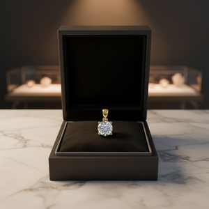 Pendentif exclusif en diamant brillant de 1,00 carat cultivé en laboratoire |   Certifié IGI |   Or 10K/14K/18K Argent 925 |   Luxueux et haut de gamme - Product Image 1