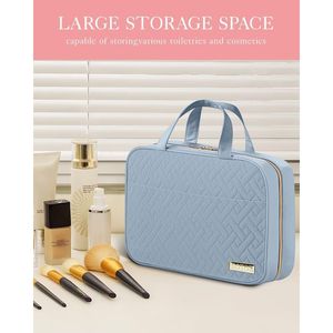 HOTOR Borsa da Toilette da Appendere per Donne e Uomini, Borsa da Viaggio per il Trucco con Ampio Scomparto per Organizzazione e Conservazione - Product Image 2