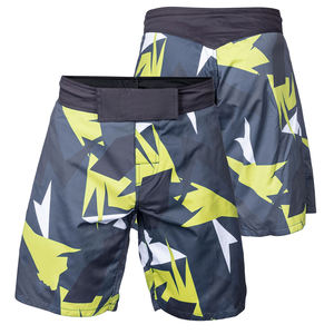 กางเกงชก MMA สำหรับผู้ชาย ลายพิมพ์แบบ Sublimation ระบายเหงื่อได้ดี ทรงปกติ สำหรับฝึกซ้อมศิลปะการต่อสู้แบบผสมผสาน ลายพราง - Product Image 1