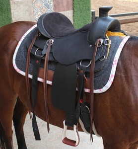 Silla de Montar para Caballo de Cuero de Excelente Calidad con Asiento Acolchado Suave para Jinetes Profesionales y Principiantes Disponible a Precio de Mayoreo - Product Image 4