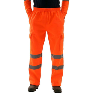 Men High Quality 100% Cotton Reflective Safety Workwear Protective <b>Cargo</b> <b>Work</b> <b>Pants</b> for Construction Worker - Product Image 2