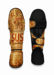 Protège-tibias personnalisés pour arts martiaux, impression de logo, kickboxing, Muay Thai, MMA, entraînement, vente en gros - Product Image 6