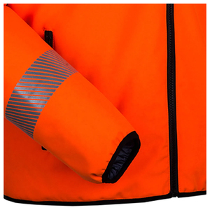 Ropa de Trabajo Fluorescente Reflectante con Certificación CE, Impermeable, de Poliéster, Unisex, para Trabajadores de Turno Nocturno, Pedidos Pequeños Disponibles - Product Image 4