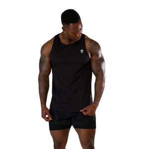 Camiseta sin mangas Aeroflex para hombre, ligera, para gimnasio, entrenamiento, transpirable, chaleco deportivo, ropa deportiva, color negro - Product Image 4