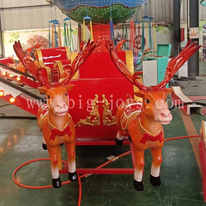 Populaire Noël Père Noël Autocontrôle Voiture Tour Thème Enfants Train pour Festivals Carnavals Jeu Parc D'attractions Manèges - Product Image 4