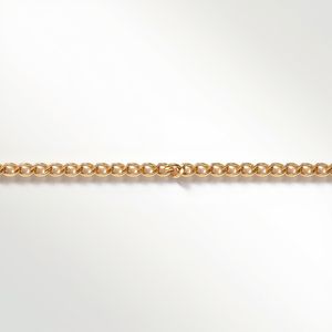 Chaîne de collier classique en or massif 18 carats couleur or blanc avec pierres précieuses de luxe pour fabricant OEM/ODM certifié - Product Image 2