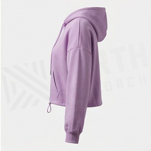 Sudadera con Capucha Extra Grande para Mujer, Estilo Vintage, Lavada, con Tinte Tie Dye, Lavado Ácido, de Algodón Grueso, Felpa Francesa, Prendas Premium - Product Image 3