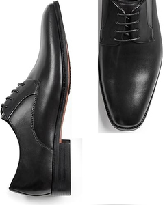 Chaussures en cuir faites à la main, chaussures en cuir de qualité supérieure, chaussures en cuir classiques, chaussures de bureau formelles, chaussures en cuir - Product Image 2