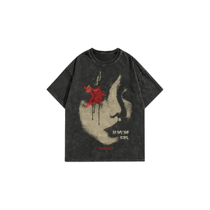 Men's Graphic Oversized Short Sleeve Tee <b>Shirt</b> <b>Y2K</b> Vintage Cool Acid Wash Streetwear Summer T-<b>Shirts</b> - Product Image 1