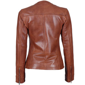 Veste en cuir PU de haute qualité pour femmes, vente en gros, design réversible tendance, grandes tailles, idéale pour l'hiver, best-seller, meilleur design - Product Image 4