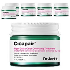 Dr. Jart+ Cicapair 15ml Crema Verde Confezione da 6 - Trattamento Correttivo Colore Tiger Grass Base Trucco Sconto Speciale - Product Image 1