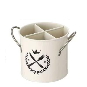 Porte-couverts en métal minimaliste pour un comptoir de cuisine épuré, favorisant un rangement d'ustensiles soigné et accessible - Product Image 6