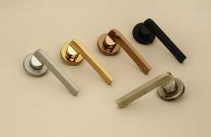 Luxury Solid Brass Lever Handle for Bedroom, Bathroom & Main Doors - Product Image 3