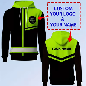 <b>Men's</b> Heavy-Duty 500g 100% Cotton Custom Hoodie Personalized with Name/Text/Logo Front Breathable Fabric Warehouse Office Use - Product Image 1