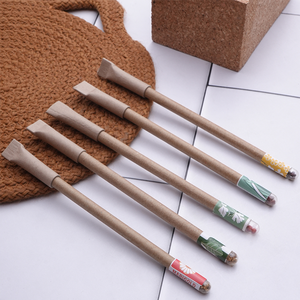 Recycled <b>Paper</b> <b>Seed</b> Pen-100% Biodegradable Compostable-Blue Ink 0.7mm Tip-Plantable Stationery Gift for Students Professionals - Product Image 1