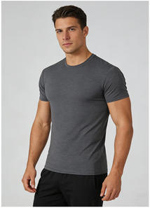 T-shirt en coton à col rond pour homme, respirant, doux, léger, confortable, décontracté, pour un usage quotidien, été - Product Image 4