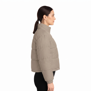 Doudoune matelassée ultra-légère et essentielle pour femme, style décontracté, avec capuche, pour l'extérieur, modèle 2026, compressible, grandes tailles - Product Image 2