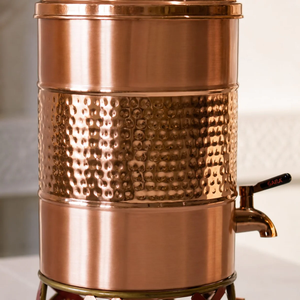 Luxury Eco-Friendly Modern Copper Water Storage Urn Artisan Crafted Beverage Dispenser Premium Tap Restaurant Hotel Home Dining - Product Image 5