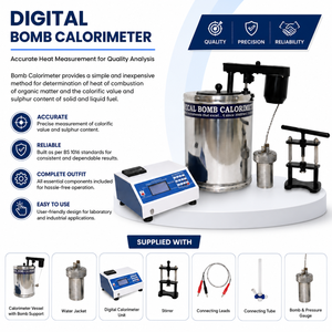 Calorímetro Digital |   Analizador de Valor Calorífico para Carbón, Coque y Combustible, Equipo de Prueba de Laboratorio de Alta Precisión - Product Image 5