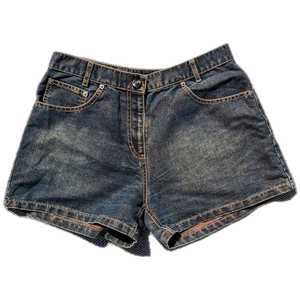 Low Waist Straight-leg <b>Woven</b> Denim <b>Shorts</b> Light Wash Pockets Eco-Friendly Formal Stretch Casual Summer Jerry Wear Jerry-41 - Product Image 2
