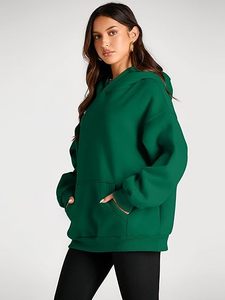 Nouveau 2026 – Sweat-shirts à capuche surdimensionnés pour femmes, 345g, haute qualité, avec logo personnalisé, service ODM, grandes tailles - Product Image 3