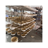 Mangkuk Bambu Laris Manis, Bersih, Aman, Ramah Lingkungan, Peralatan Makan untuk Menyajikan Sarapan, Camilan, dan Makanan Penutup dengan Bahan Bambu