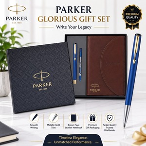 Premium Stainless Steel Metal Fountain Pen Gift <b>Box</b> <b>Chrome</b> Trim Student Notebook Planner Custom Logo Business Gift Office - Product Image 2