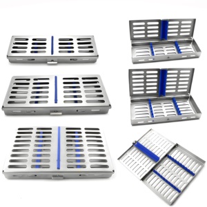 Bandejas de Esterilización para Instrumentos Periodontales y Endodónticos, Acero Inoxidable Premium, Autoclavables, Quirúrgicos, Médicos, con Certificación CE ISO, Organizador - Product Image 3