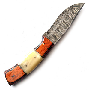 Venta al por mayor 8 "hecho en fábrica OEM barato bajo precio hecho a mano de acero de Damasco cuchillo de hoja de espiga completa - Product Image 1