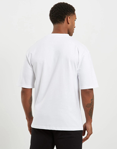 Camiseta holgada para hombre, camiseta oversize de moda, camiseta deportiva de tela gruesa, camiseta streetwear con cuello redondo, camiseta de manga corta para gimnasio - Product Image 2