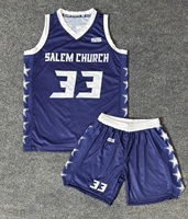 Seragam Basket Remaja Berkualitas Tinggi, Bernapas, Custom MOQ Rendah