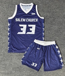 Uniformes de basketball respirants de haute qualité pour jeunes, personnalisables avec faible MOQ - Product Image 6