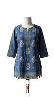 Nouvelle tendance : Kurta en coton pour femme, broderie fine, tenue traditionnelle indienne élégante, décontractée, pour le bureau, usage quotidien, soirée, anti-humidité