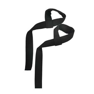 Sangles de musculation en coton respirantes, réglables, légères, antidérapantes, à haute élasticité, avec fermeture à pression pour la gym – Prix abordable - Product Image 4