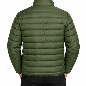 Custom <b>Men</b> Puffer Bubble <b>Jacket</b> <b>Winter</b> <b>Warm</b> Lightweight Padded Coat Wind Resistant Outdoor Streetwear OEM ODM Wholesale Supplier - Product Image 3