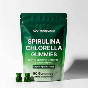 Gomitas de Espirulina y Chlorella de Manzana Verde, Suministro Directo de Fábrica, Fabricante OEM - Product Image 2