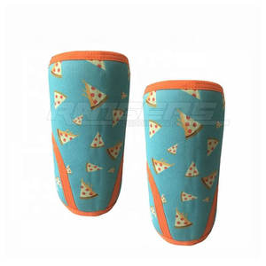 Genouillères de musculation Power pour l'entraînement aux squats, avec design personnalisé, genouillères de compression pour le soutien du genou - Product Image 4