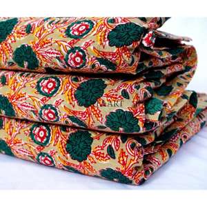 Vêtements pour femmes et filles, tissu léger et tendance, imprimé à la main avec motifs floraux, décontracté, décoration intérieure, couture ART&ART, tissu de haute qualité - Product Image 2