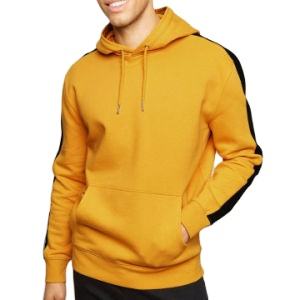 Sweats à capuche pour hommes, poids lourd 100% coton uni, avec logo personnalisé, pull à capuche personnalisé de haute qualité à prix bon marché - Product Image 3