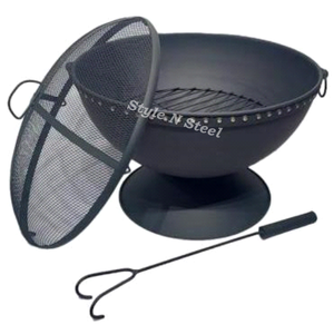 Brasero Moderno de Hierro con Pintura Resistente al Calor, Diseño Independiente, Calentador Exterior para Leña/Carbón - Product Image 2