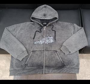 Sweats à capuche et sweat-shirts personnalisés de haute qualité 100% coton vêtements de sport décontractés de plein air unisexe HEAVY GSM - Product Image 2