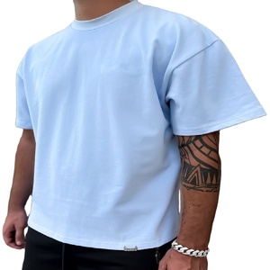 Qualité supérieure Dernier design T-shirt à manches courtes et col rond de couleur unie pour hommes Vente en gros à bas prix de vêtements directs - Product Image 1