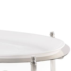 Modern Oval Stainless Steel <b>Chafing</b> Dish Four Metal Pillers White Metal Tray <b>Fuel</b> Holders-Eco Friendly Durable for Middle East - Product Image 6