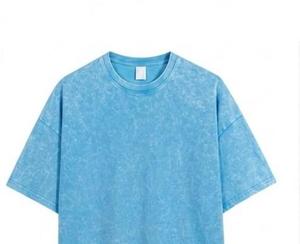 100% Cotton <b>Drop</b> Shoulder <b>Acid</b> Wash Shirt Wholesale Men Clothing - Product Image 3